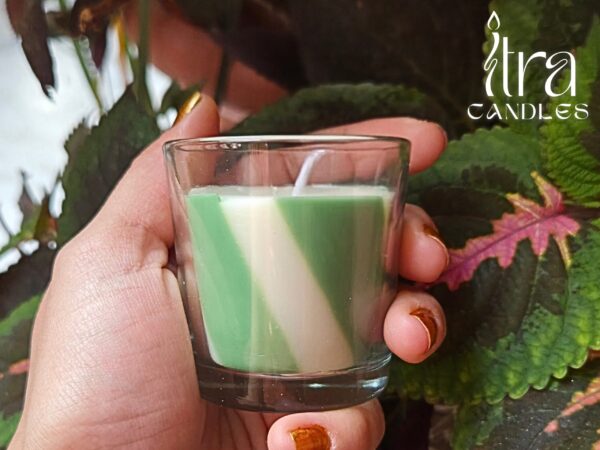 Green Flag Candle